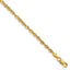 Cashmere Rope Necklace in 14K Yellow Gold, 2.25mm - Sophia Jewelers