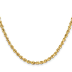 14k 3.8mm Regular Rope Chain