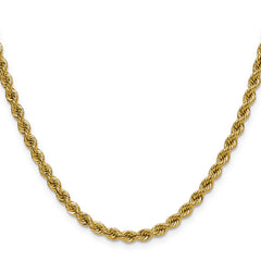 14k 4.2mm Regular Rope Chain
