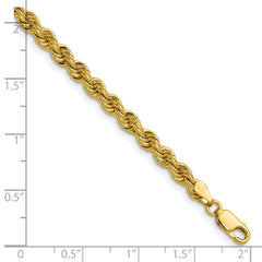 14k 4.2mm Regular Rope Chain