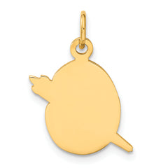 10k Enameled Artist Palette Charm