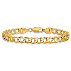 10k 6.5mm Semi-Solid Curb Link Chain