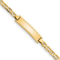 10k Anchor Link ID Bracelet