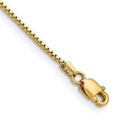 10K Yellow Gold 0.95mm Box Chain - 9 in