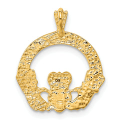 10k Claddagh Pendant
