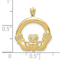 10k Claddagh Pendant