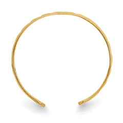 10K Diamond-Cut Toe Ring