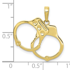 10K Handcuffs Pendant