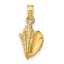 10k Conch Shell Pendant
