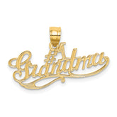 10K #1 GRANDMA Pendant