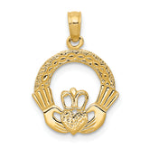 10k Claddagh Charm