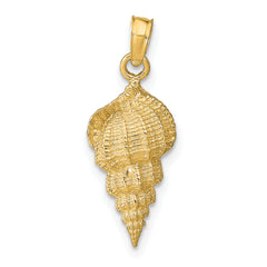 10k Conch Shell Pendant