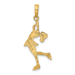 10k Ice Skater Turning Charm