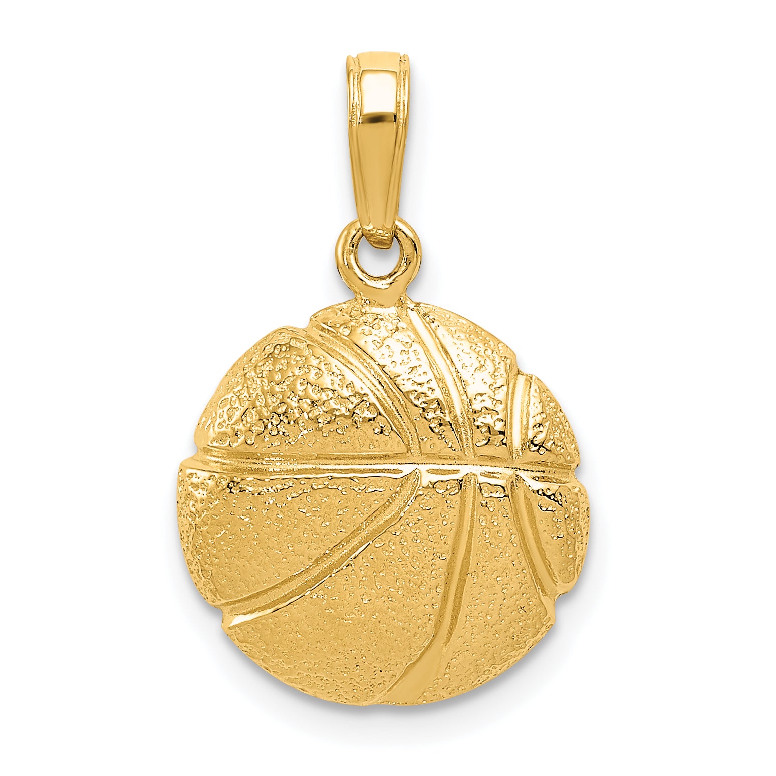 10K Basketball Pendant