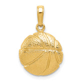 10K Basketball Pendant