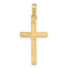 10K Latin Cross Pendant