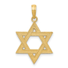 10K Star of David Pendant