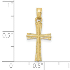 10K Cross Pendant