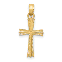 10K Cross Pendant