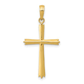 10k Cross Pendant
