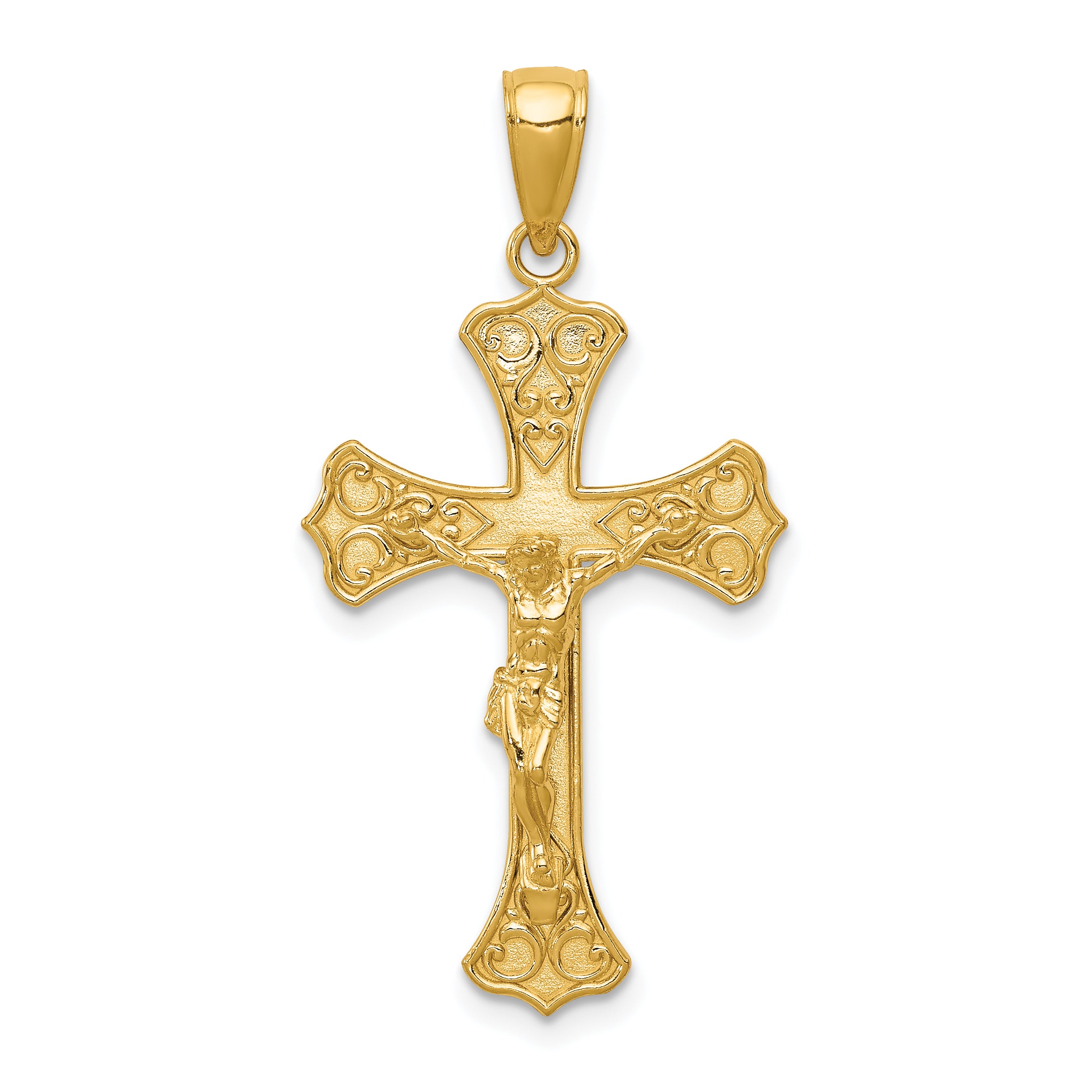 10K Crucifix Pendant