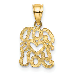 10K GOD HEARTS YOU Charm