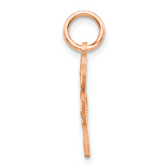 10k Rose Gold Four Leaf Clover Pendant
