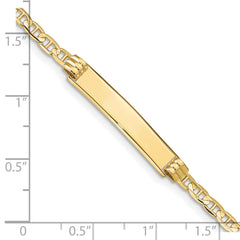 10k Anchor Link ID Bracelet