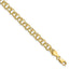 Double Link Charm Bracelet in 10K Yellow Gold, 5.25mm, 8 Inch - Sophia Jewelers