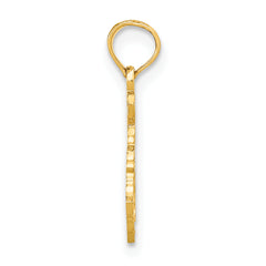 10K Solid Kentucky State Pendant