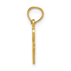 10K Solid Tennessee State Pendant