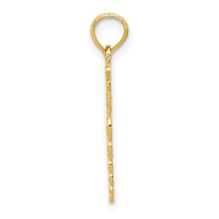 10k Caduceus Pendant