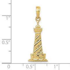 10k Lighthouse Pendant