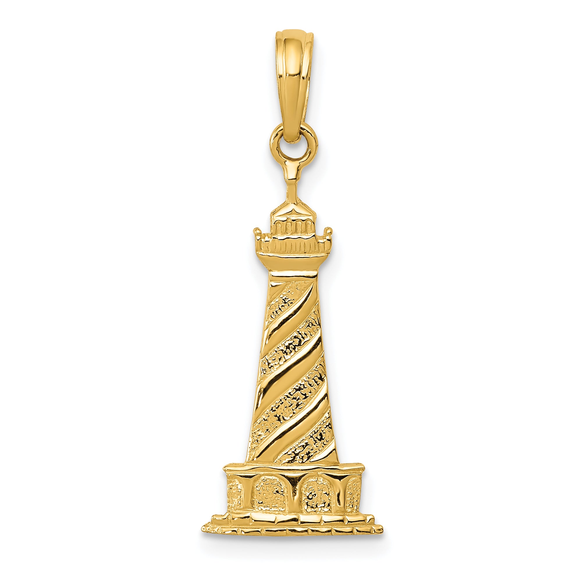 10k Lighthouse Pendant