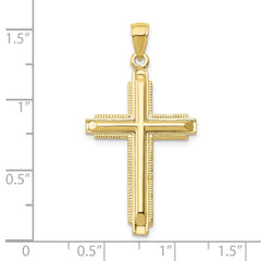 10k Cross Pendant