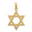 Star of David Pendant in 10K Yellow Gold, 28mm - Sophia Jewelers