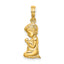 10k Praying Boy Charm