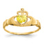 10k CZ November Birthstone Claddagh Heart Ring