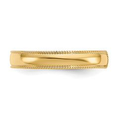 10k Mill Grain Adjustable Toe Ring