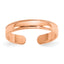 10K Rose Gold Mill Grain Adjustable Toe Ring