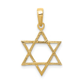 10K Star of David Pendant