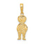 10K Boy with Hands in Pocket Pendant