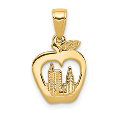 10K New York Skyline in Apple Pendant