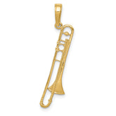 10K Trombone Pendant