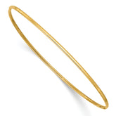 10k 1.5mm Polished Slip-on Bangle Bracelet
