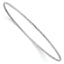 Slip-On Bangle Bracelet in 10K White Gold, 1.5mm Diamond-Cut, 8 Inch - Sophia Jewelers