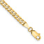10K None 3.9mm Curb Chain - 9 in