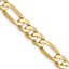 10K None 5.25mm Figaro Chain Necklace - 30 in