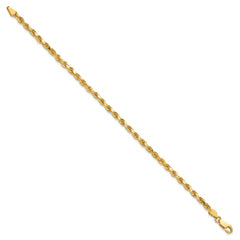 10k 3.5mm Diamond-cut Rope Chain