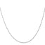 10K White Gold 1.0mm Singapore Chain Necklace - view 2